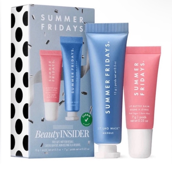 Summer Fridays Other - Summer Fridays Jet Lag Mask + Lip Butter Balm - NWT
